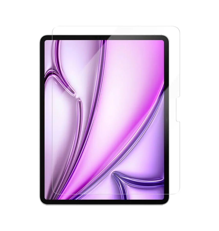 Apple iPad Air 13 (2024/25)/Pro 13 2024 - Clear Tempered Glass Screen Protector - Clear | Scratch-Resistant, Perfect Fit Design image 0