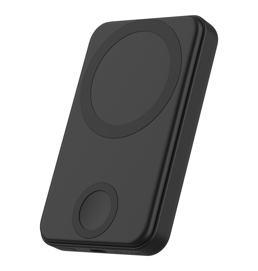 MVR MagSafe Power Bank - Black | 6500mAh, 2 – in – 1 Wireless Charger & Phone Stand, Portable 15W Fast Charging image 5