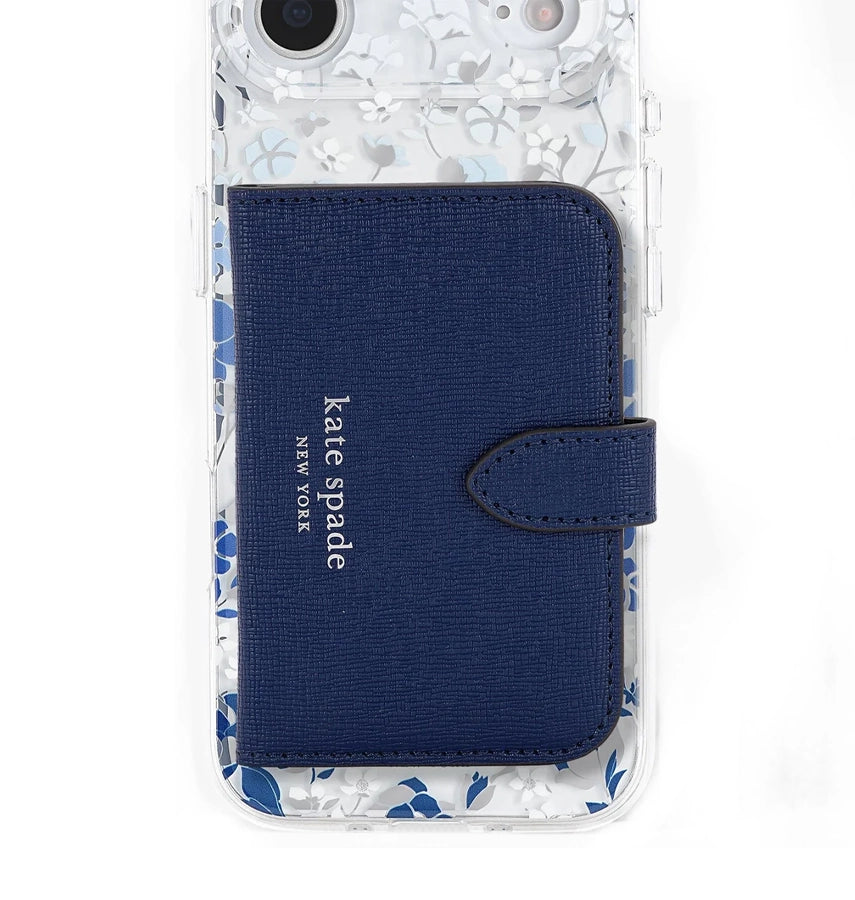 iPhone 17 Air Flowerbed Blue MagSafe Case – Clear/Blue | Kate Spade Protective Cover with Stylish, Slim & Durable Design image 1