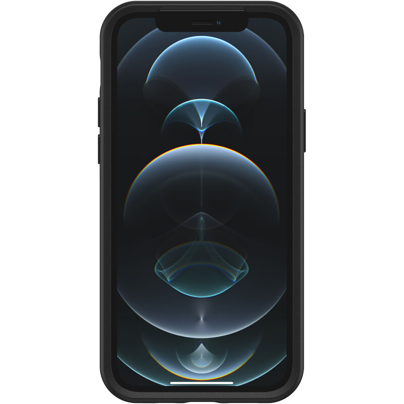 iPhone 12/12 Pro Case – Black | OtterBox Symmetry Series, Soft Touch Protective Cover image 1