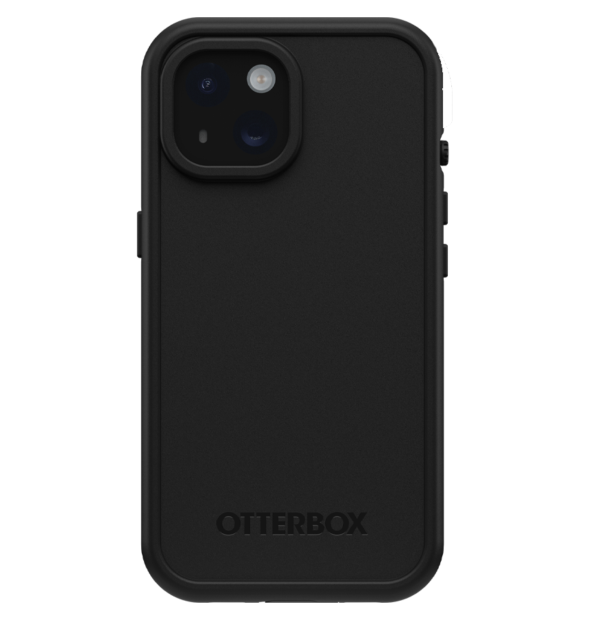 iPhone 15 Magsafe Case – Black | OtterBox Fré Series, Waterproof Protection Back Cover image 0