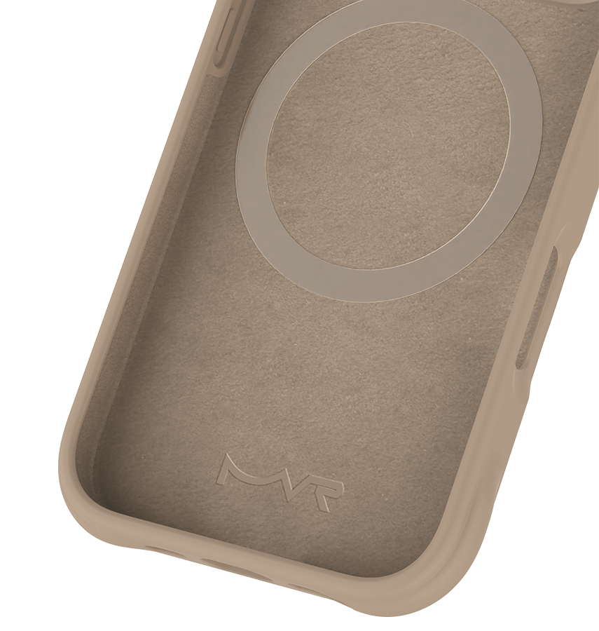 iPhone 16 Pro Max MVR Wave Silicone Case - Tortilla | MagSafe Compatible Protective Cover image 1