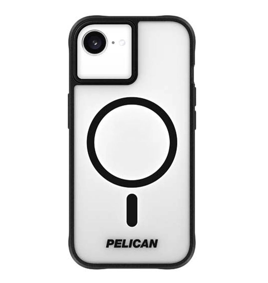 iPhone 16E/15/14/13 Case – Clear/Black Frosted | Pelican Ranger MagSafe Cover with Rugged Drop Protection & Sleek Design image 0
