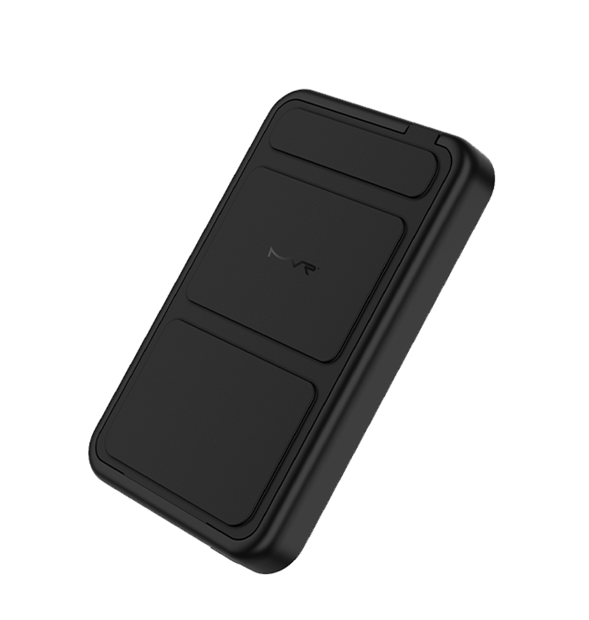 MVR MagSafe Power Bank - Black | 6500mAh, 2 – in – 1 Wireless Charger & Phone Stand, Portable 15W Fast Charging image 4