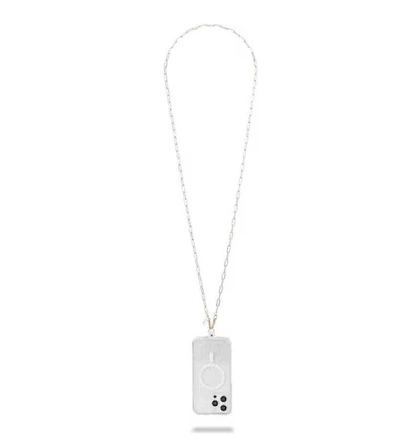 Case-Mate Phone Crossbody Chain – Gold | Stylish & Durable iPhone & Smartphone Accessory with Comfortable Strap image 1