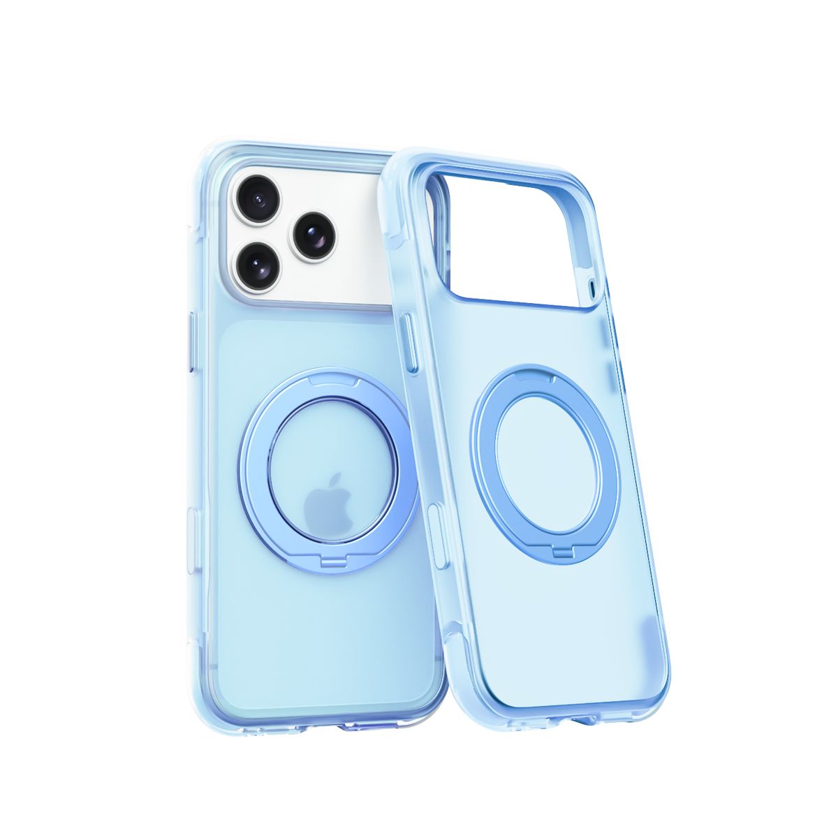 iPhone 18 Pro Max / 17 Pro Max Stellar Stand Case - Baby Blue | MVR MagSafe Cover with 360 Rotating Stand