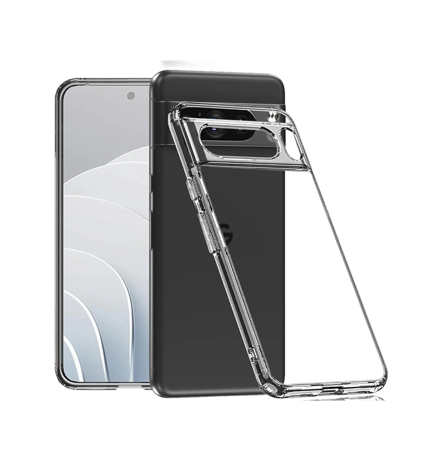 Google Pixel 8 Pro 2mm Hard Case - Clear | Slim Transparent Protective Cover with Scratch & Impact Resistance image 0