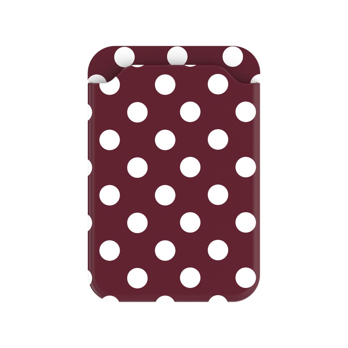 Beetle MagSafe Wallet - Merlot Dot | Magnetic Card Holder
