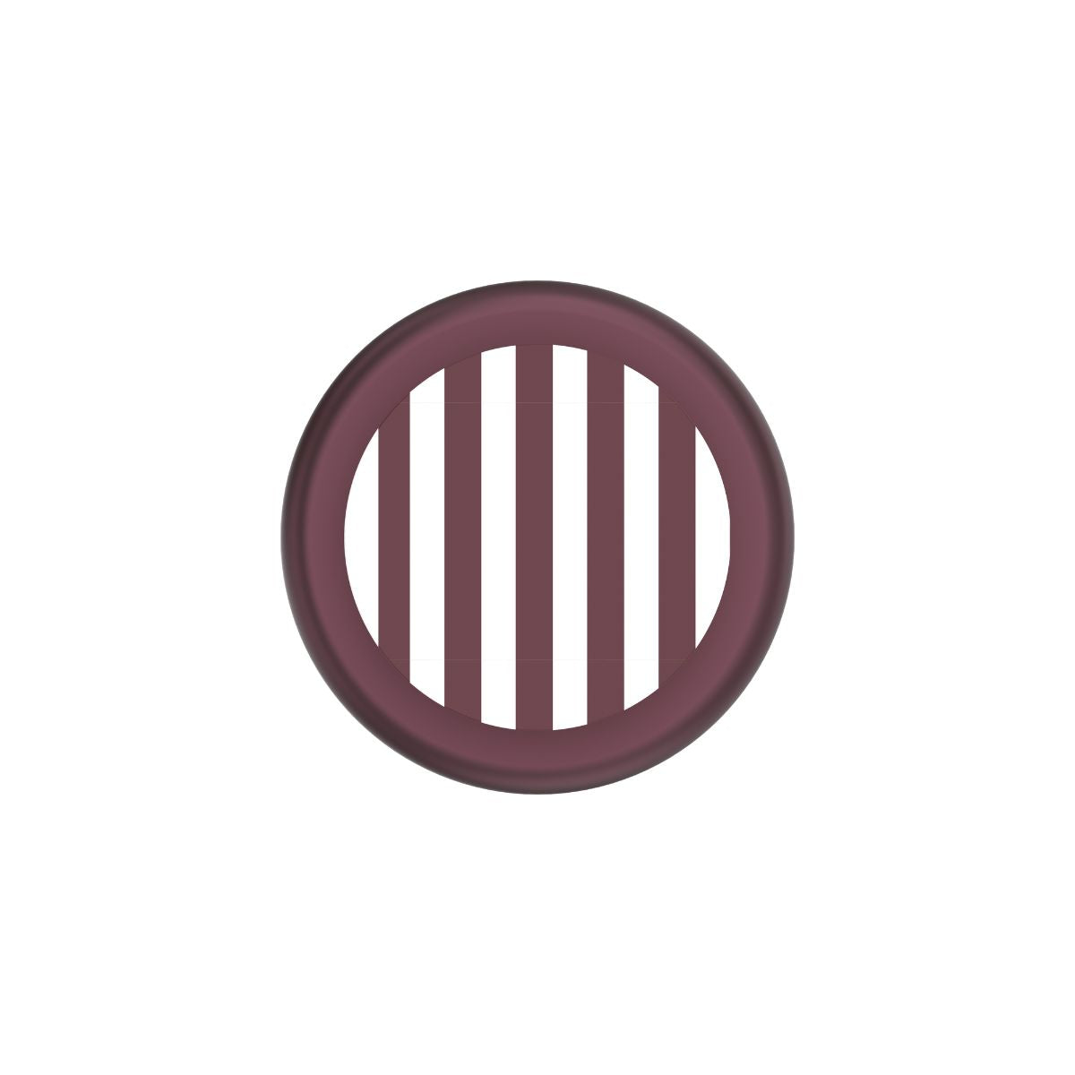 Beetle MagSafe Pop Socket - Merlot Stripe | Collapsible Grip & Stand