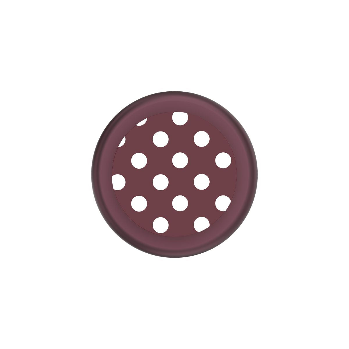 Beetle MagSafe Pop Socket - Merlot Dot | Collapsible Grip & Stand