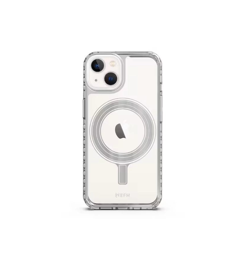 iPhone 13 Mini Case – Clear | EFM Zurich Flux Armour MagSafe Series Slim, Magnetic & Protective Cover image 0