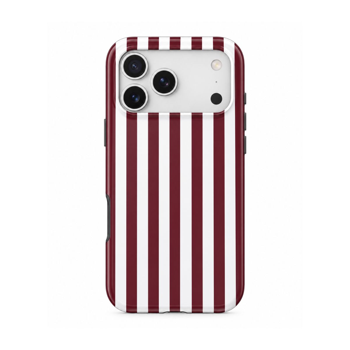 iPhone 18 Pro Max / 17 Pro Max Beetle Amalfi Case - Merlot Stripe | MagSafe Cover