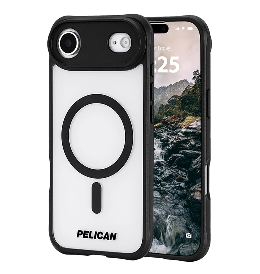 iPhone 17 Air Case – Clear/Black Frosted | Pelican Ranger MagSafe Cover with Durable Drop Protection & Sleek Design image 1
