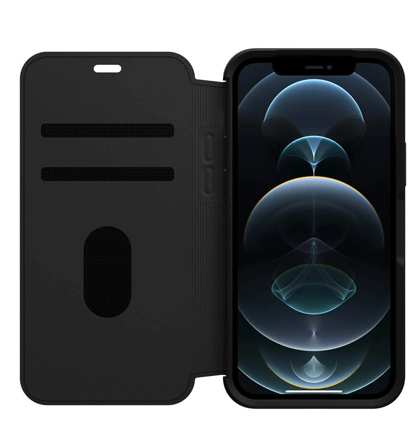 iPhone 12 Pro Max Case – Shadow | OtterBox Strada Cover with Sleek Wallet Design & Durable Protection image 0
