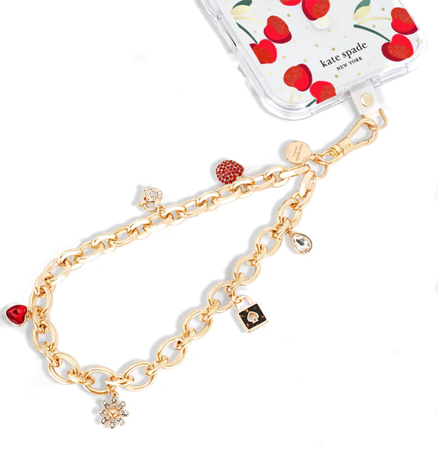 Kate Spade Phone Charm Wrist Strap Favorite Things | Stylish & Durable Accessory for iPhone & Other Smartphones image 0