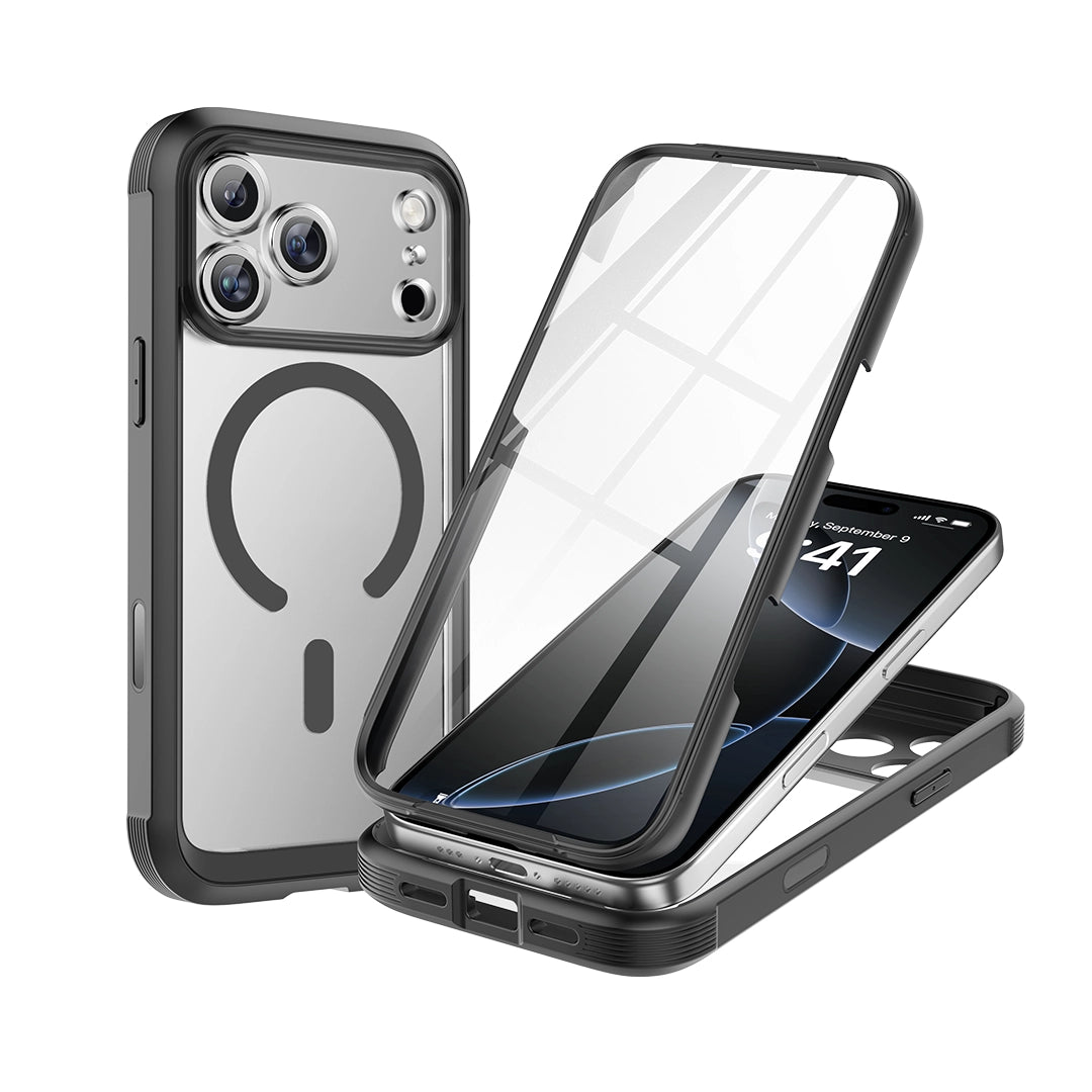 iPhone 17 Pro Case – Black | MVR Robust 360 Full Body Rugged Protection, Shockproof Design, Heavy Duty image 2