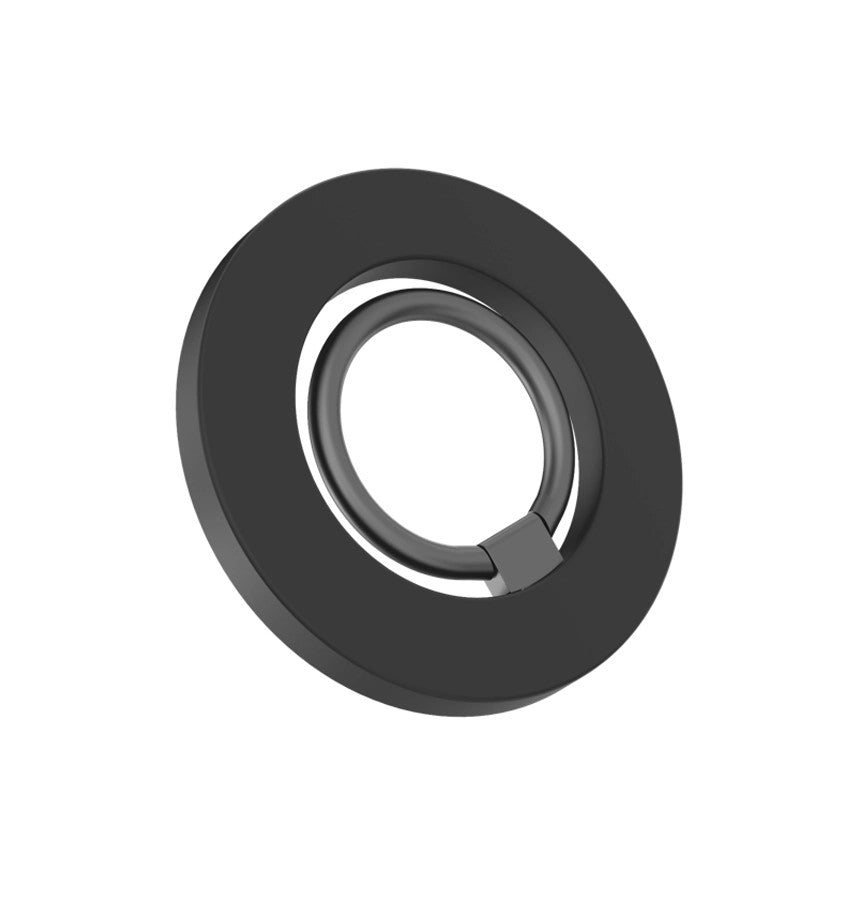 Beetle MagSafe Ring – Black | Liquid Silicone Finger Grip with Strong Magnetic Hold & Slim Design