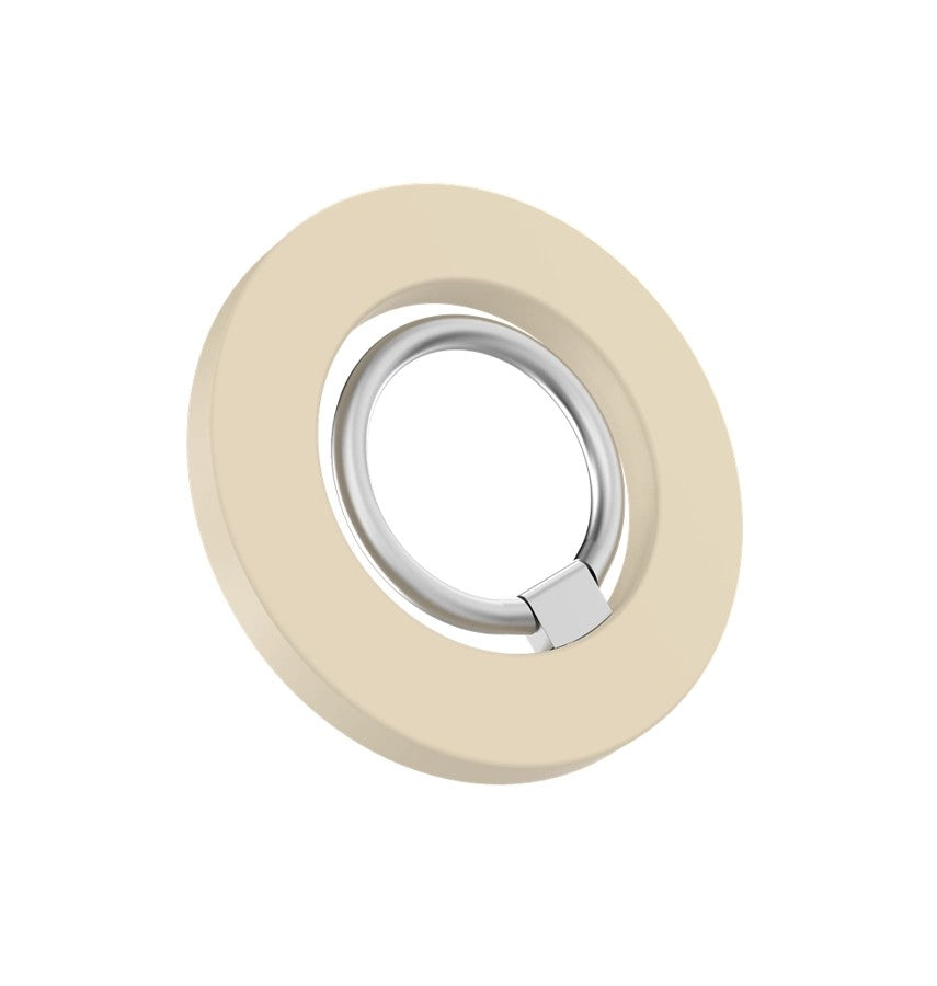 Beetle MagSafe Ring – Vanila | Liquid Silicone Finger Grip with Strong Magnetic Hold & Slim Design