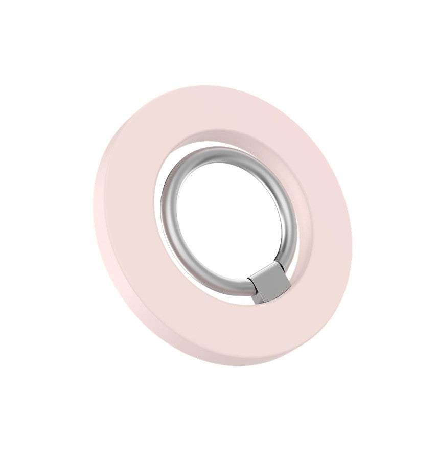 Beetle MagSafe Ring – Blush | Liquid Silicone Finger Grip with Strong Magnetic Hold & Slim Design
