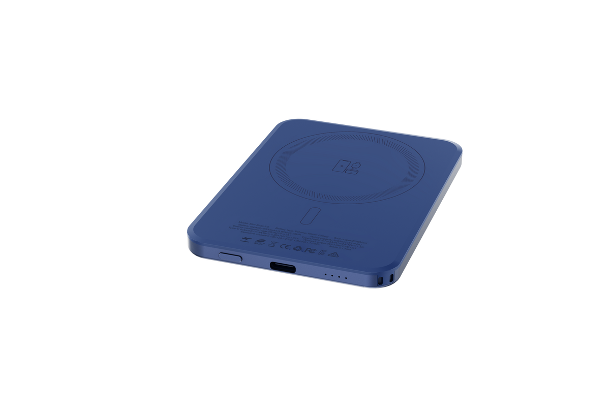 MVR Slim Snap 3.0 5000mAh MagSafe Power Bank - Navy