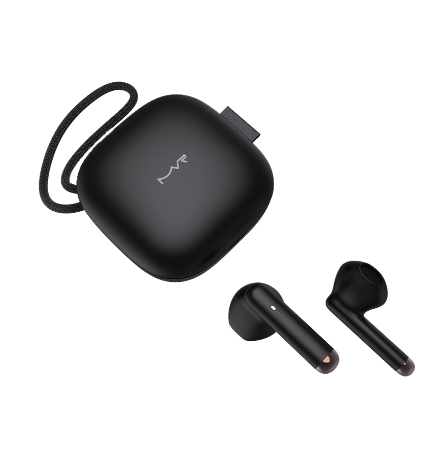 MVR Mavis Wireless Earbuds – Black | Bluetooth 5.2, 25H Playtime, Comfort – Fit & Touch Controls image 3