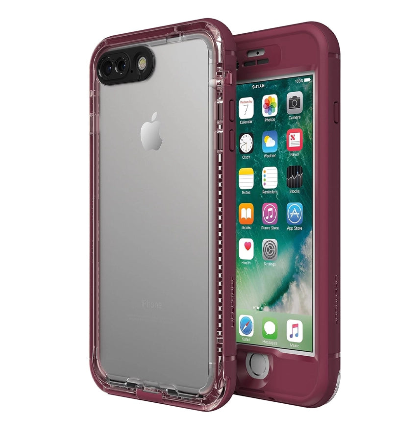 iPhone 7 Case – Wild Berry/Deep Plum Purple | LifeProof NÜÜD Cover with Waterproof, Dirtproof & Drop Protection image 2