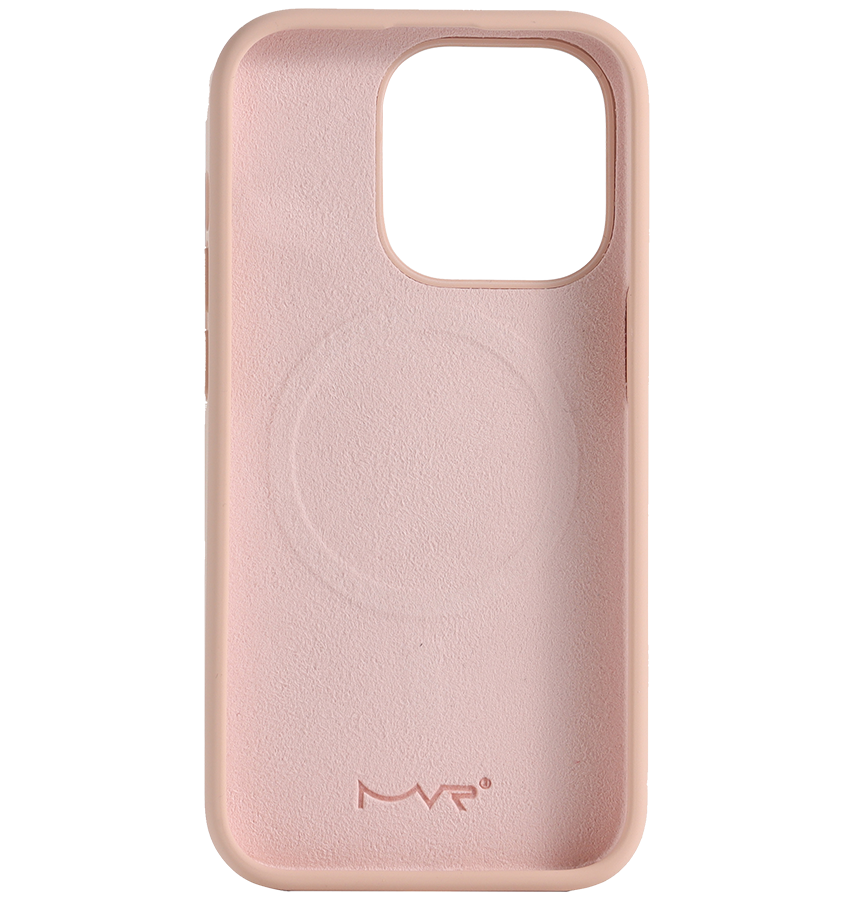 iPhone 15 MVR Liquid Silicone Case - Pink Sand | Soft Touch Protective Cover image 1