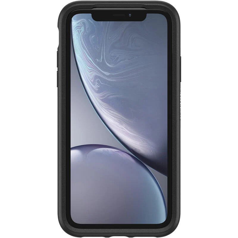 iPhone XR Case – Black | OtterBox Symmetry Series, Soft Touch Protective Cover image 1