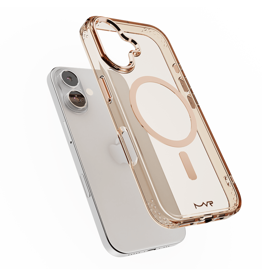 iPhone 16 MVR Impact IMD Case - Rose Gold | MagSafe Compatible, Scratch Resistant Back Cover image 3