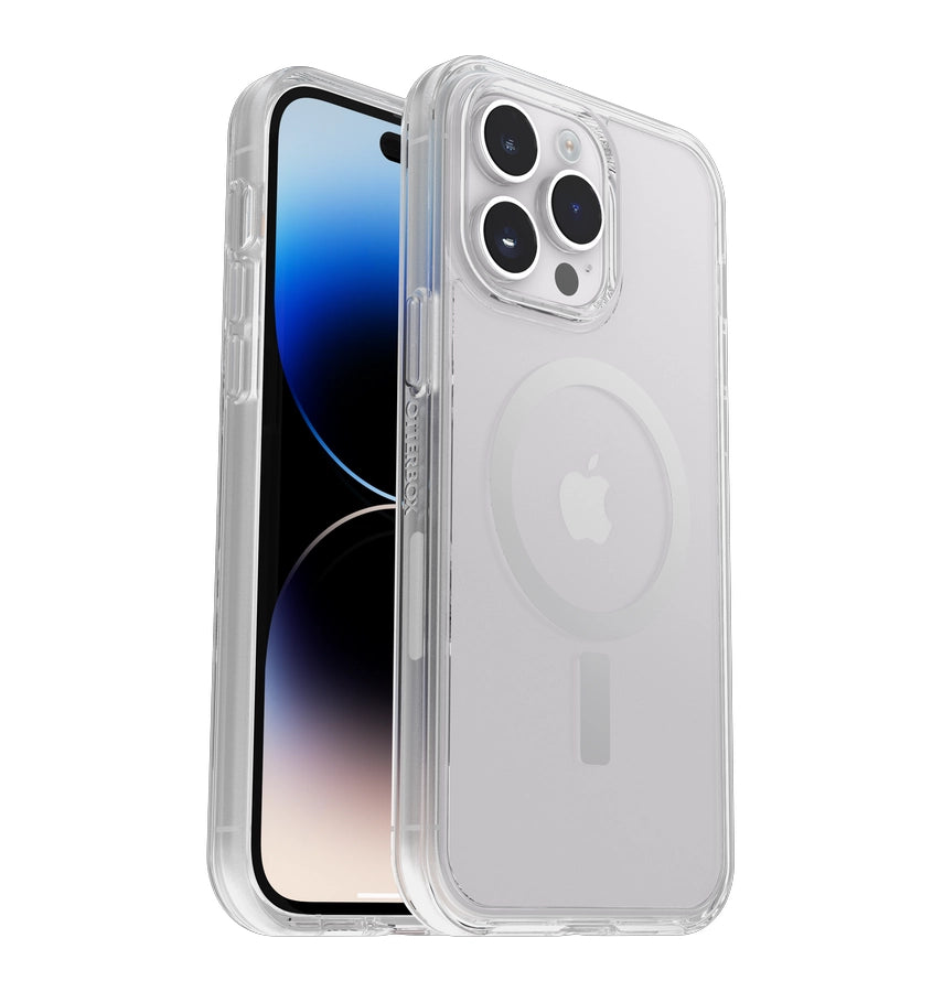 iPhone 14 Pro Max – Clear | OtterBox Symmetry Plus Series, Soft Touch Protective Cover image 0