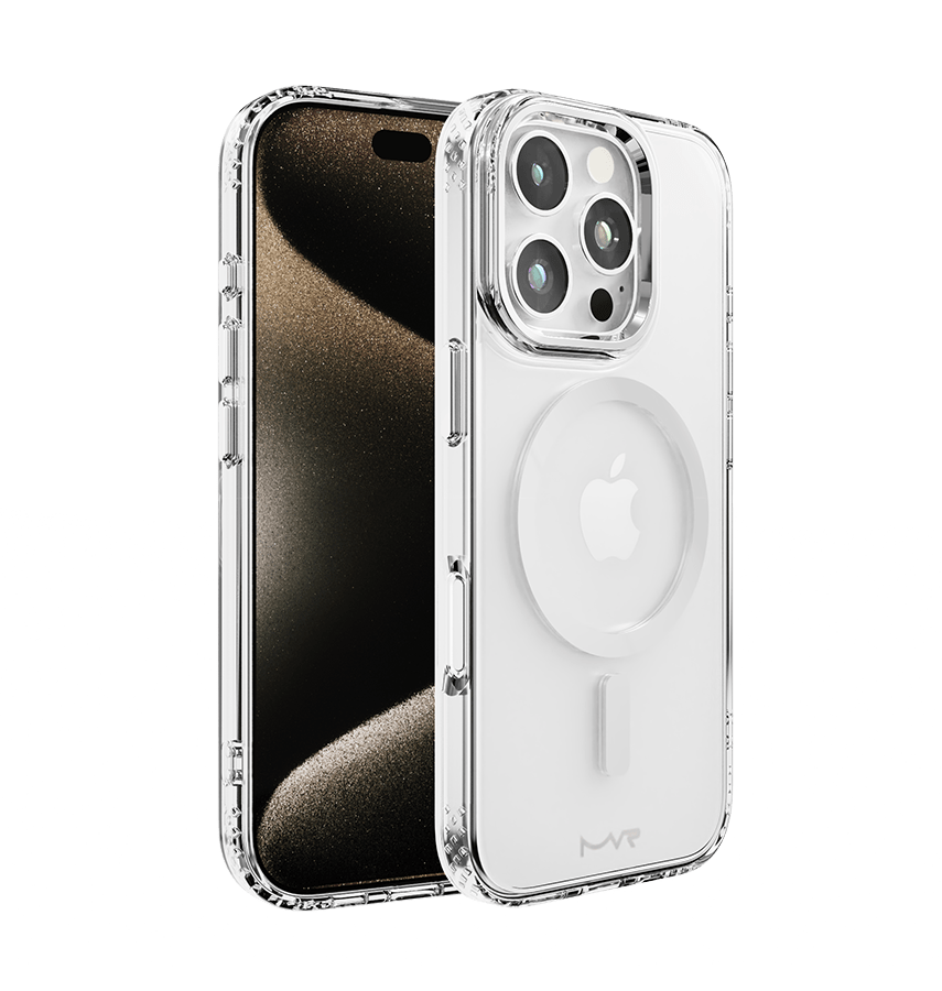 iPhone 16 Pro MVR Impact IMD Case - Silver | MagSafe Compatible Protective Cover image 0