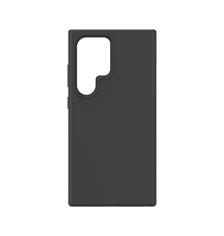 Samsung S24 Ultra MVR Liquid Silicone Case - Black | Soft Touch Protective Cover image 0
