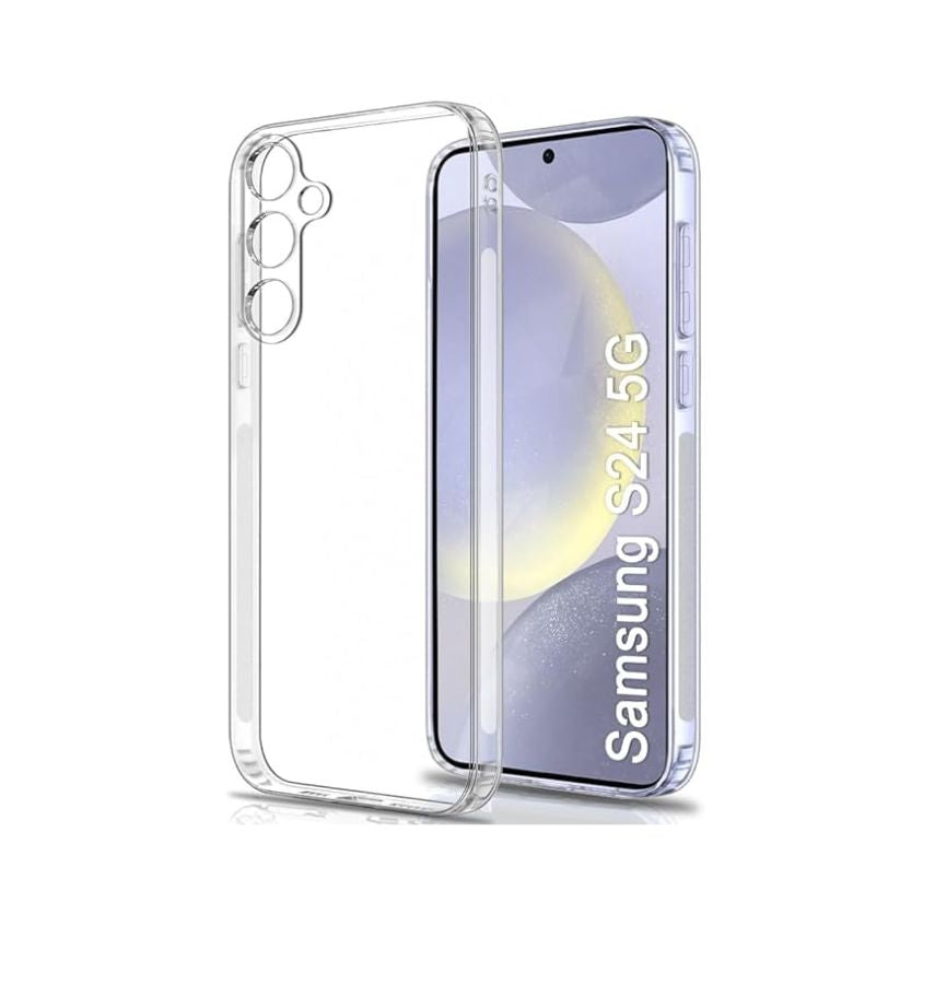 Samsung Galaxy S24 Case - Clear | Drop & Camera Protection, 2mm Hard Cover image 0
