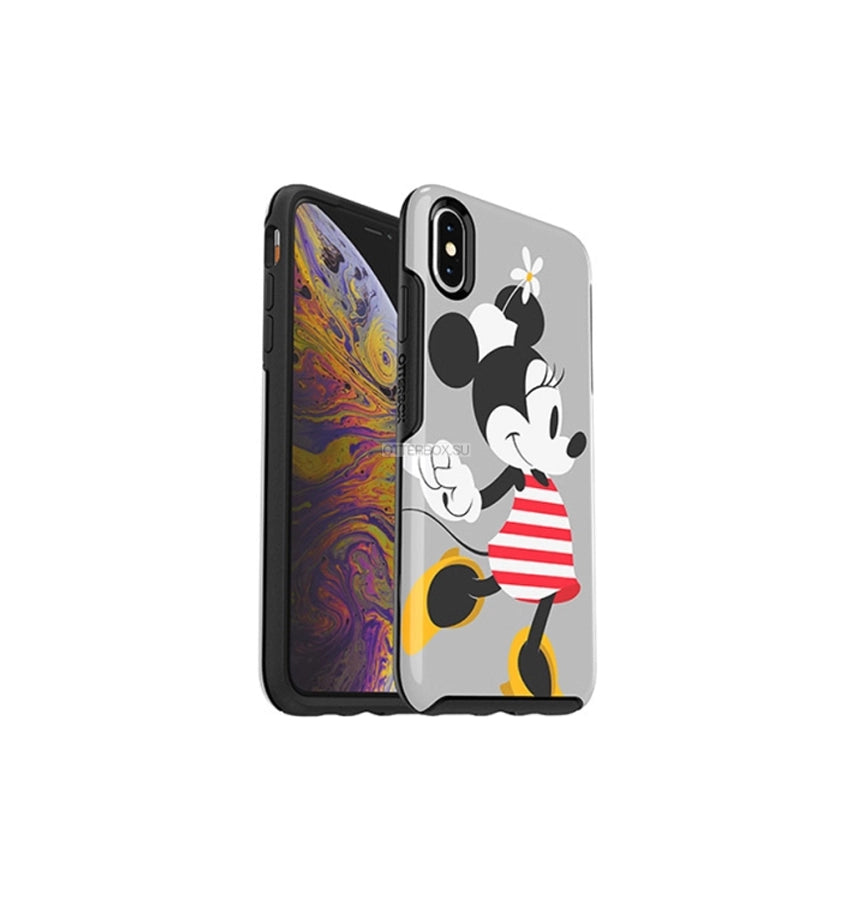 iPhone XS Max Case – Minnie Stripes | OtterBox Symmetry Disney Classic Series Slim, Stylish & Protective Cover image 0