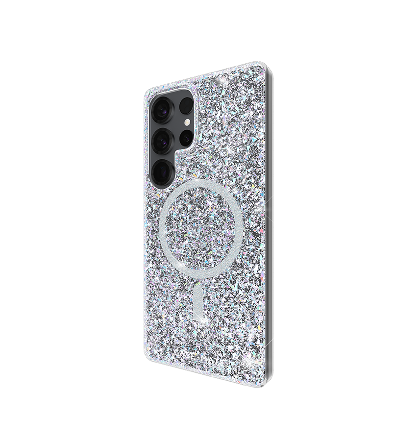 Samsung S25 Ultra – Disco | Case-Mate Twinkle Ombre Antimicrobial, Drop Protection, Wireless Charging Compatible