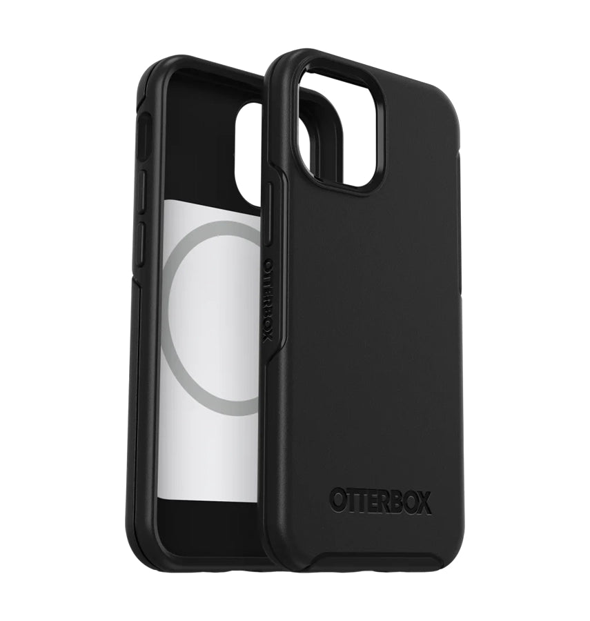 iPhone 13 Mini Case – Black | OtterBox Symmetry Plus MagSafe Series Slim, Protective & Magnetic Cover image 0