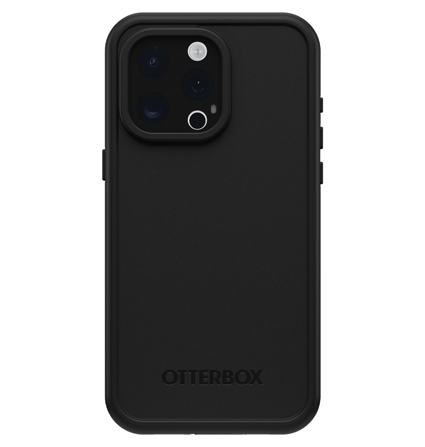 iPhone 15 Pro Max Magsafe Case – Black | OtterBox Fré Series, Rugged Shockproof Back Cover image 0