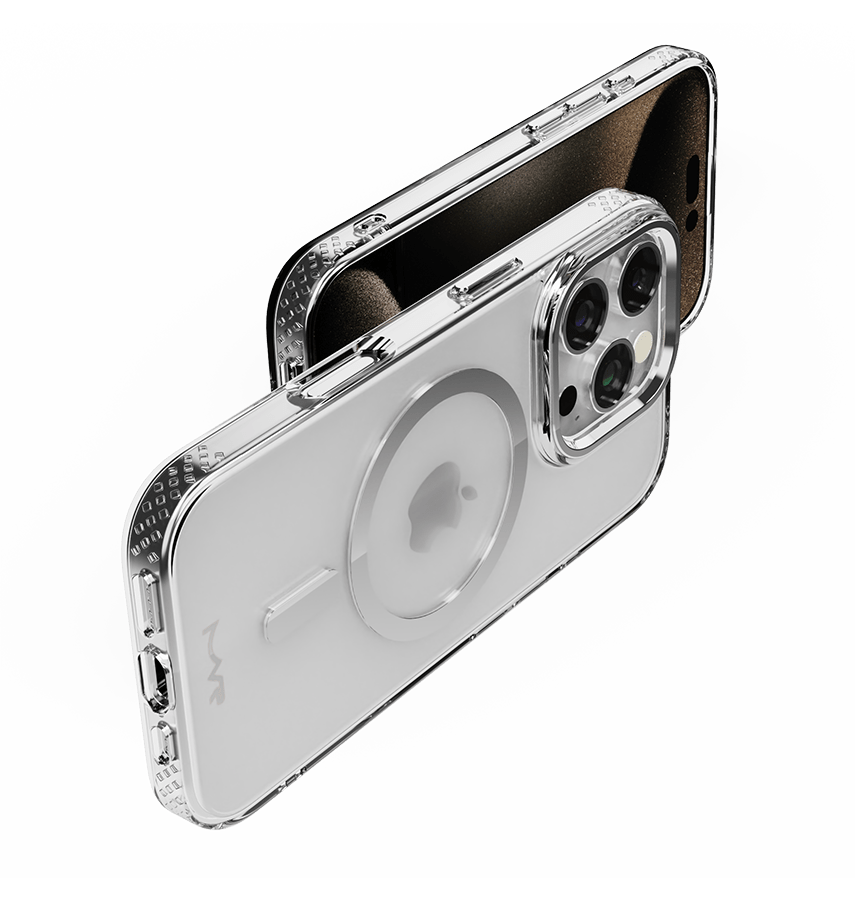 iPhone 16 Pro MVR Impact IMD Case - Silver | MagSafe Compatible Protective Cover image 1