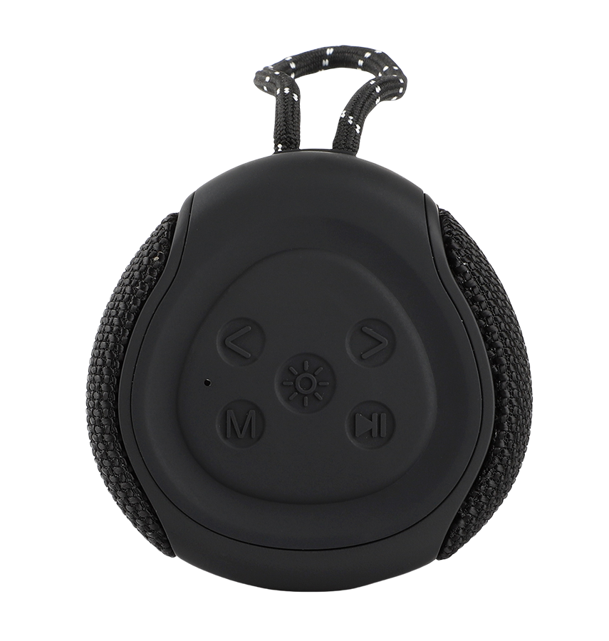 MVR Mini Bluetooth Speaker - Black | HD Sound Compact, IPX5 Waterproof & 12H Playtime image 2