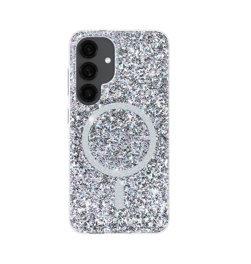 Samsung Galaxy S25 Magsafe Case – Disco | Case-Mate Twinkle Ombre Antimicrobial, Drop Protection, Wireless Charging Compatible image 0