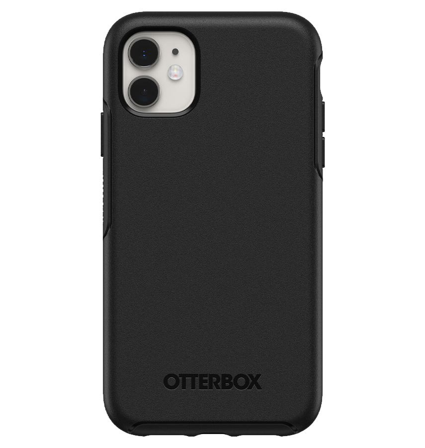 iPhone 11 Case – Black | OtterBox Symmetry Series, Soft Touch Protective Cover image 0