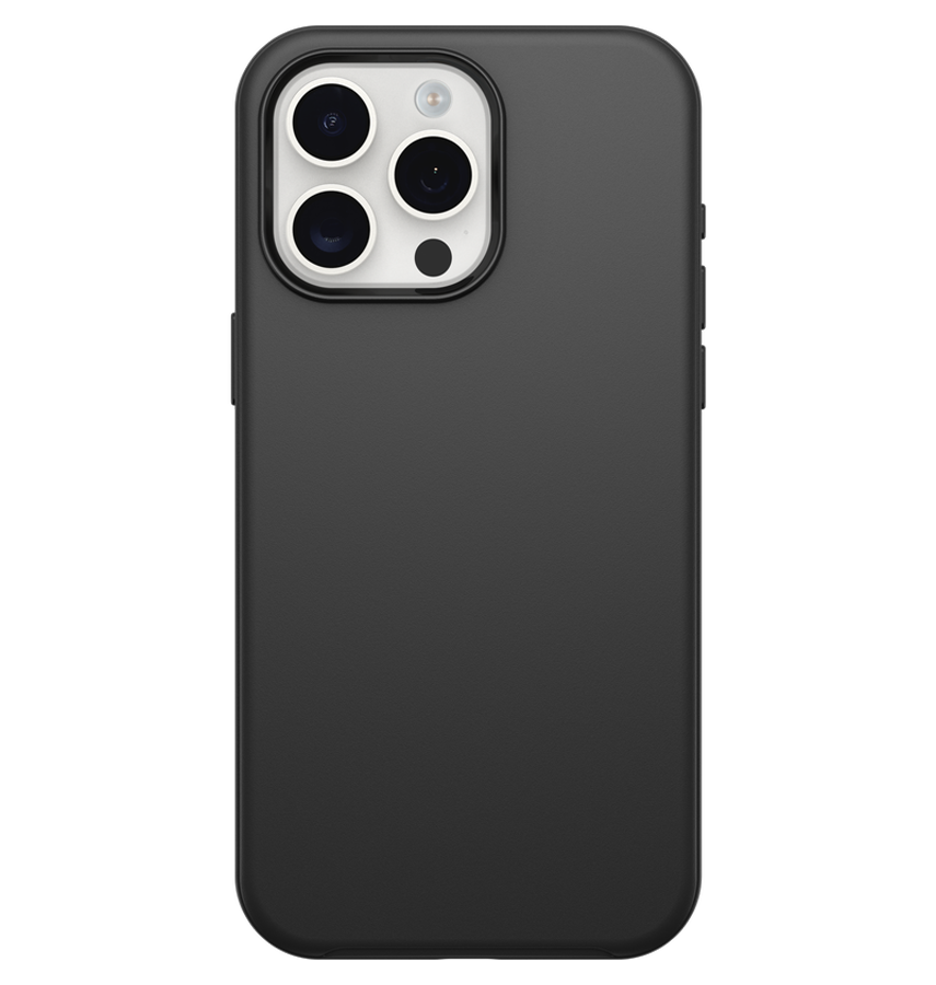 iPhone 15 Pro Max Magsafe Case – Black | OtterBox Symmetry Series, Soft Touch Protective Cover image 0