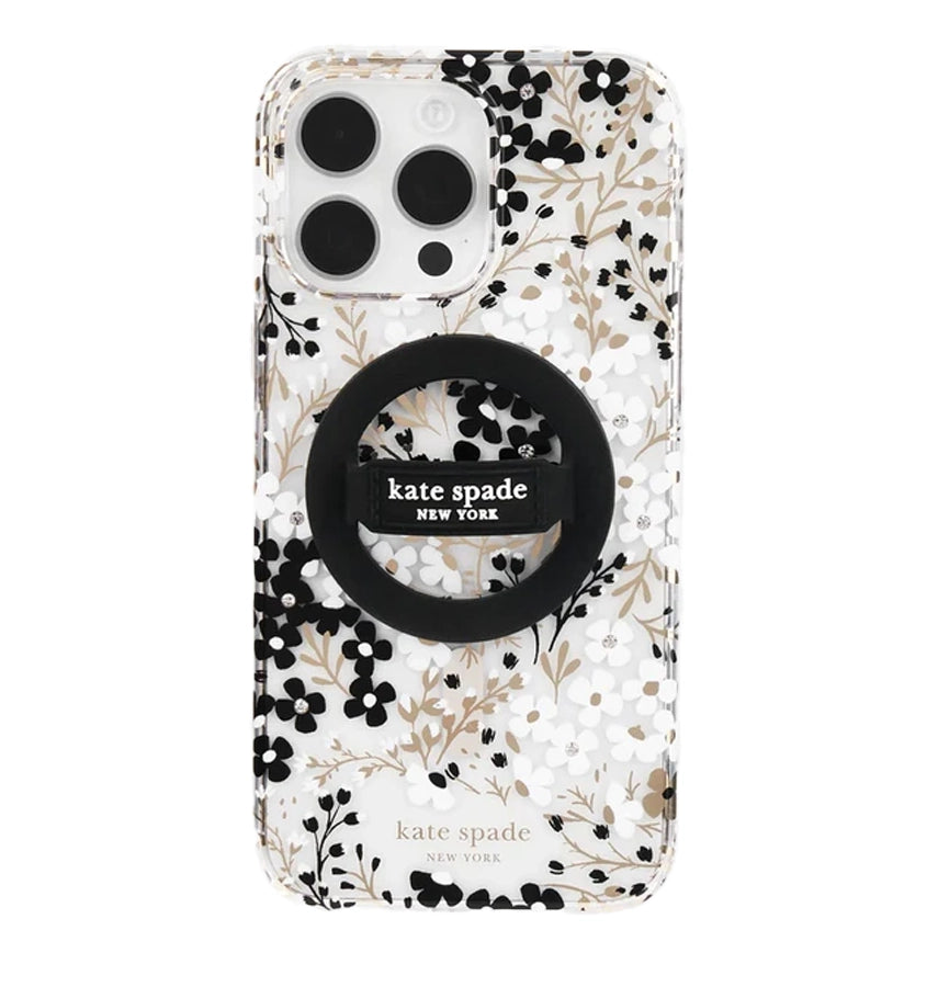 Magnetic MagSafe Loop Grip – Black | Kate Spade Stylish & Functional Phone Accessory image 0