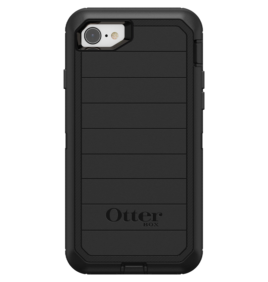 iPhone 6/6s/7/8/SE2 Case – Black | Otterbox Defender Series, Rugged Shockproof Back Cover image 0