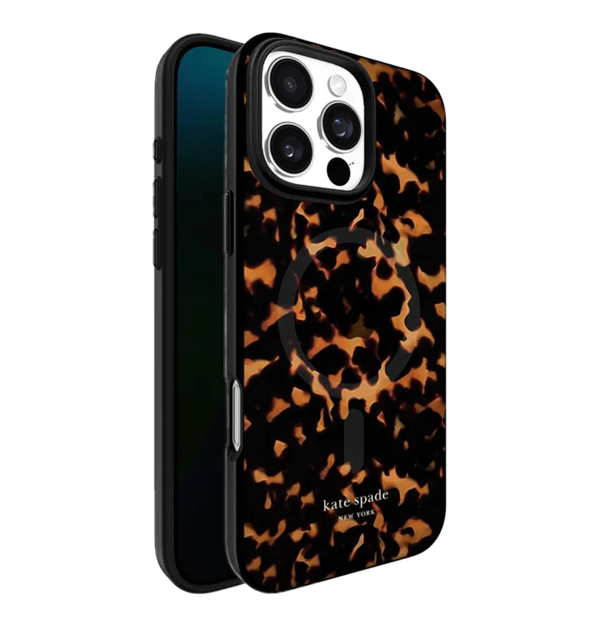 iPhone 16 Pro Max MagSafe Case – Tortoise | Kate Spade Protective Cover with Stylish, Slim & Durable Design image 2