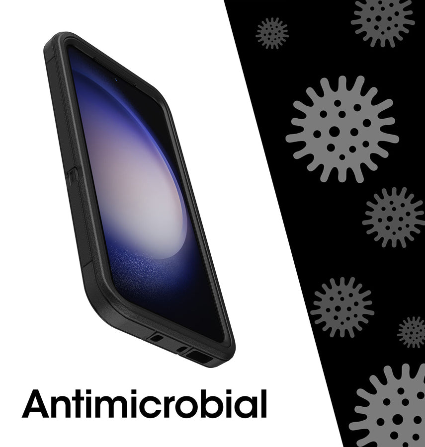 Samsung Galaxy S23 Case – Black | Otterbox Defender Series, Rugged Shockproof Back Cover image 2