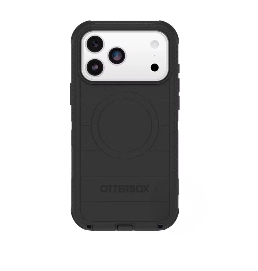 iPhone 17 Pro Magsafe Case – Black | OtterBox Defender Series, Soft Touch Protective Cover image 0