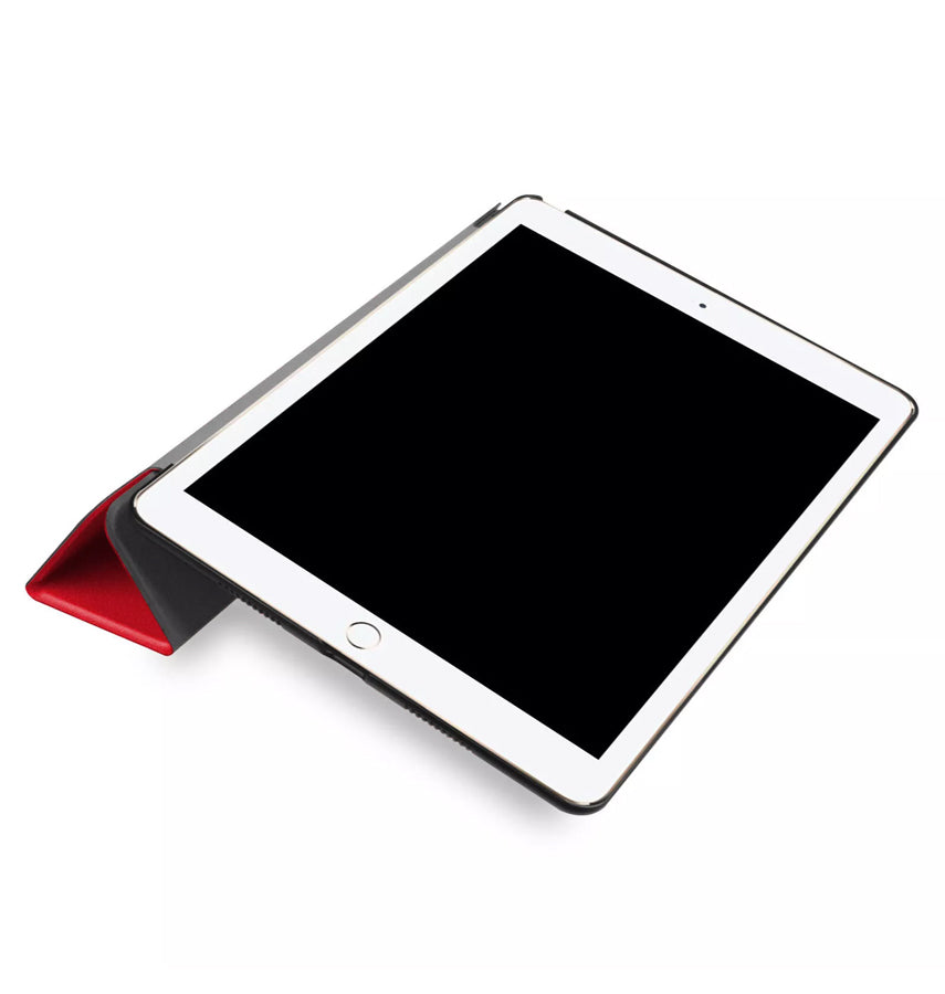 Apple iPad 10.2/Pro 10.5/Air 3 10.5 Case - Red | Canvas Smart Case with Apple Pencil Slot, Shockproof & Scratch - Resistant Protective Cover