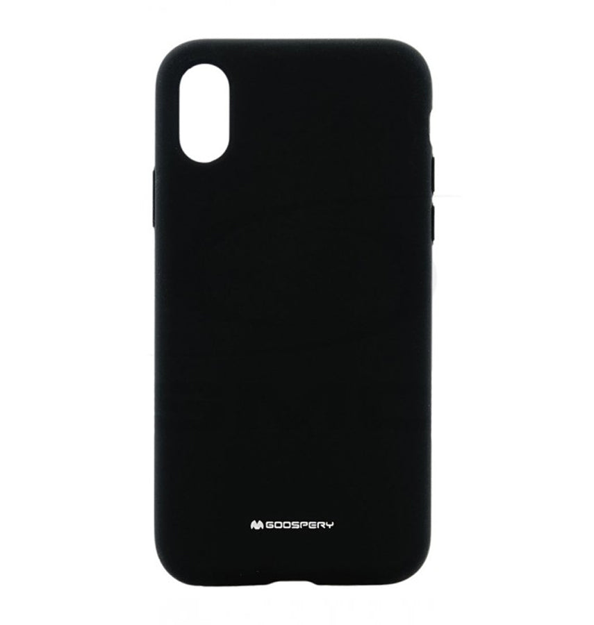 iPhone XR Mercury Bluemoon Case - Black | Soft Touch Protective Cover image 0
