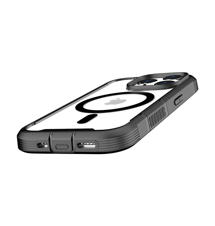 iPhone 16 Pro Case - Black | MVR Robust 360° Full Protection, Scratch Resistant Back Cover image 2